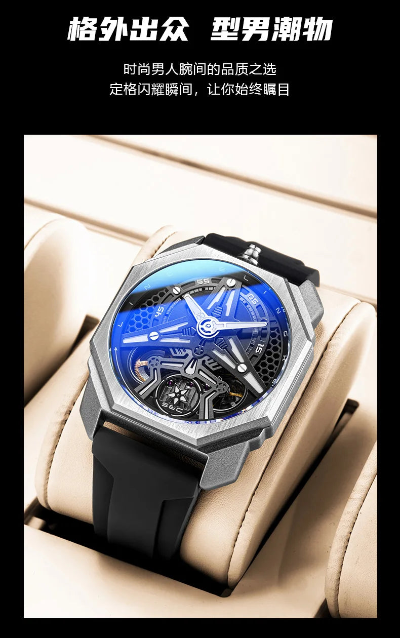 PAGANI DESIGNS Mens Mechanical Watch Luxury Sports Automatic Watches for Men Stainless Steel Waterproof Wristwatch Reloj montres