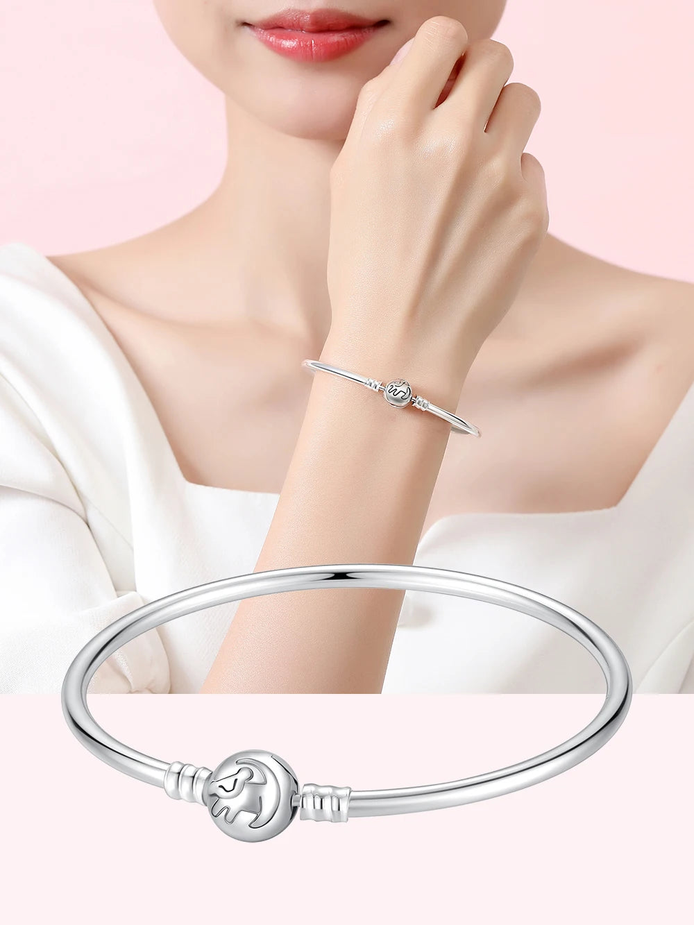 Danturn 925 Sterling Silver Bracelets Crown Butterfly Bus Sisterly Love Cherry Bracelets Women Bracelets Fashion Charm Bracelets