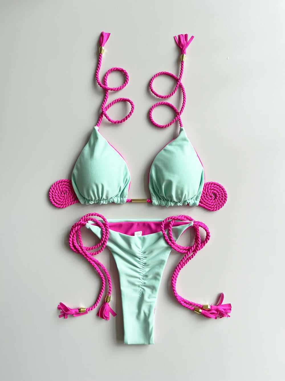 Bikinis Sexy Bikini Set 2023 Swimsuit Women Hollow out Swimwear Adjustable String Biquini Push Up Female Beachwear