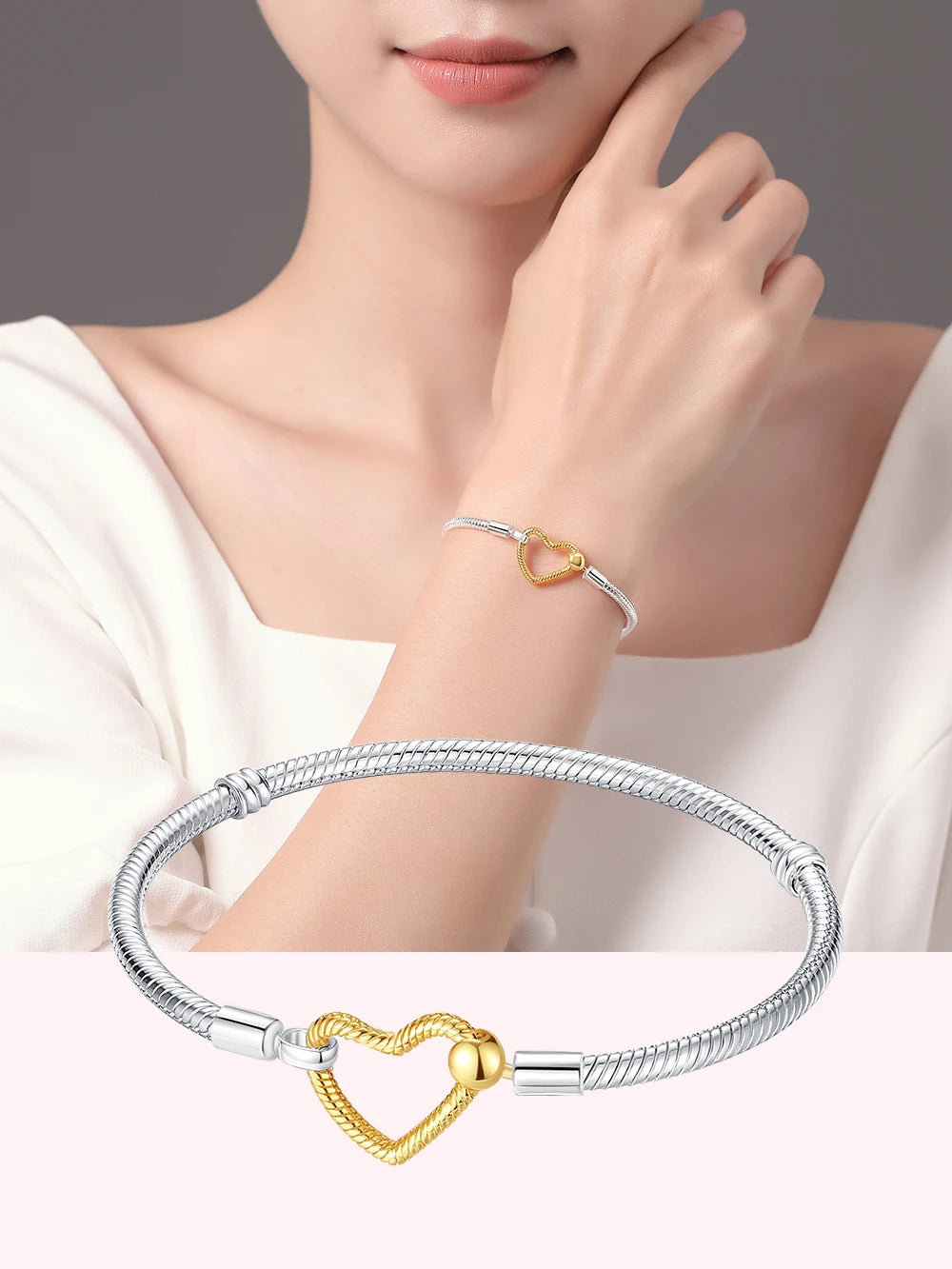 Danturn 925 Sterling Silver Bracelets Crown Butterfly Bus Sisterly Love Cherry Bracelets Women Bracelets Fashion Charm Bracelets