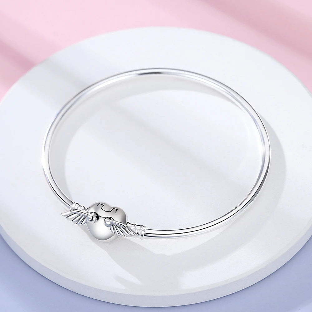 Danturn 925 Sterling Silver Bracelets Crown Butterfly Bus Sisterly Love Cherry Bracelets Women Bracelets Fashion Charm Bracelets