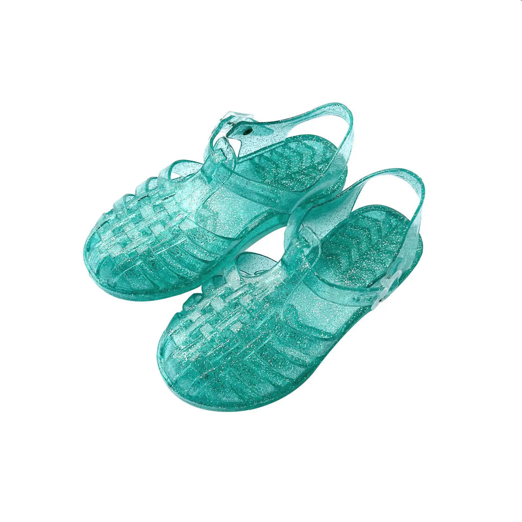 Summer New Sandal Princess Crystal Shoes Boy Girl Children Cave Shoe Kid Jelly Glitter Baby Roman Beach Sandals Toddler Slippers