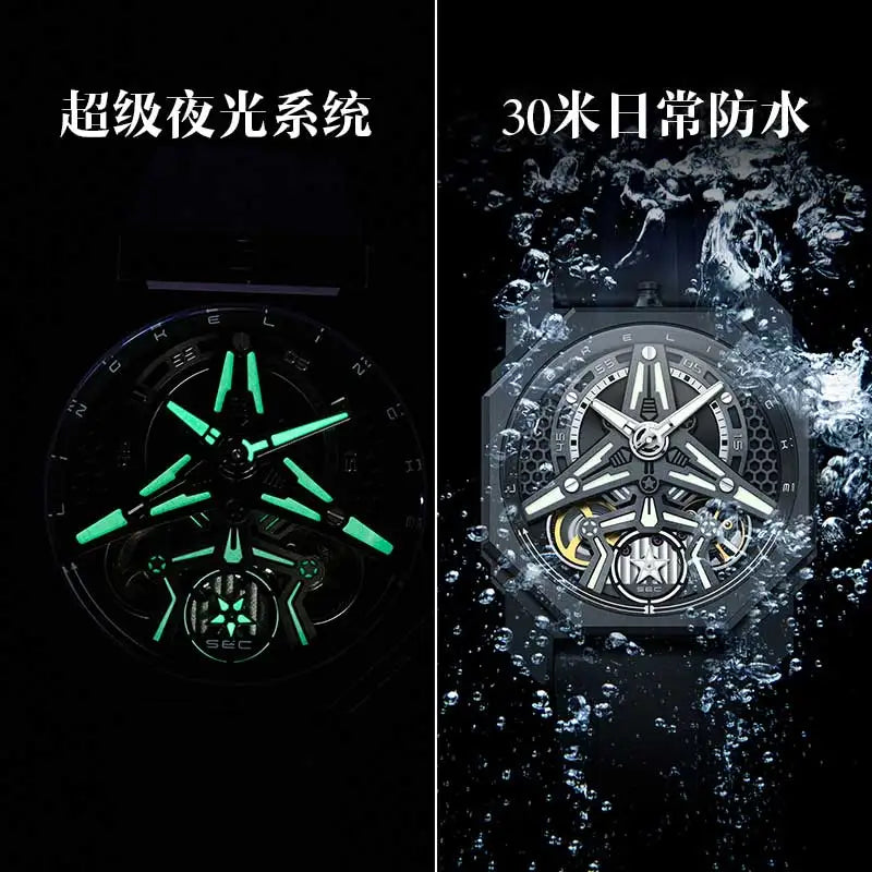 PAGANI DESIGNS Mens Mechanical Watch Luxury Sports Automatic Watches for Men Stainless Steel Waterproof Wristwatch Reloj montres