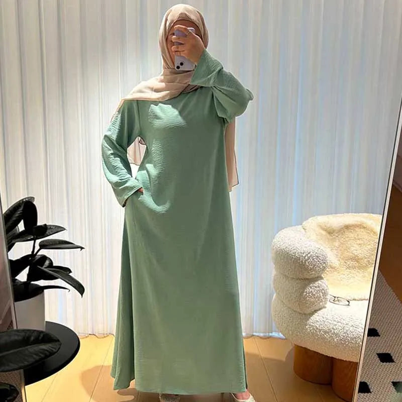 Muslim women's clothing abaya Middle East Dubai robe women's clothing oversized clothing women's long skirt MU-593