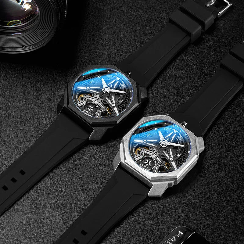 PAGANI DESIGNS Mens Mechanical Watch Luxury Sports Automatic Watches for Men Stainless Steel Waterproof Wristwatch Reloj montres