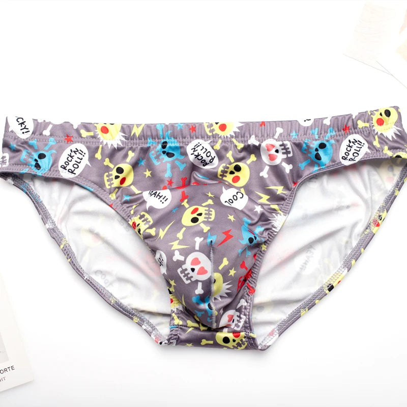 Sexy Men Underwear Briefs Men Print Breathable Panties Cueca U Pouch Soft Jockstrap Man Underpants Gay Slip Homme Calzoncillos