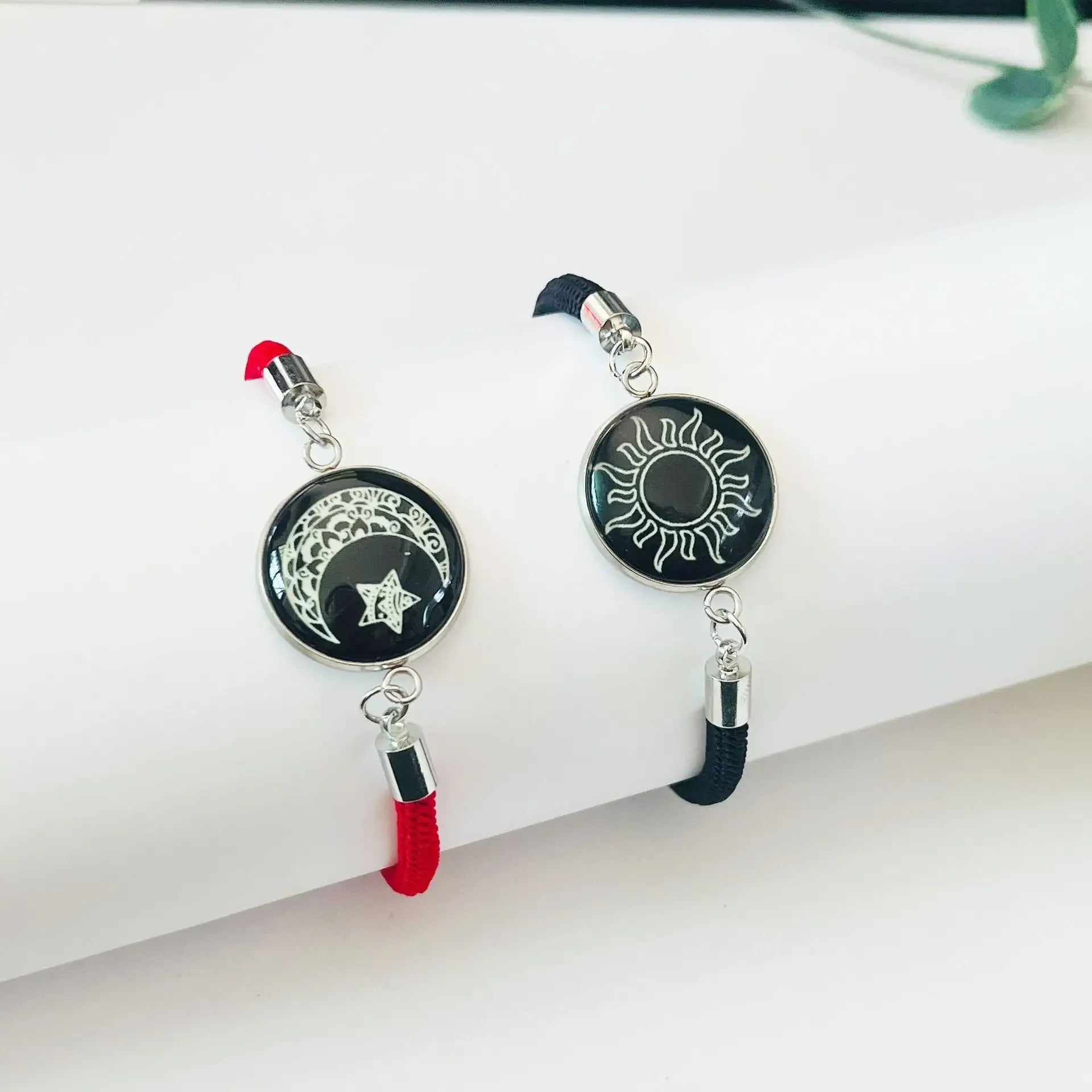 Sun Moon Braided Bracelets Women Men Black Adjustable Couple Bracelets Elegant Comfortable Bracelets Fashion Jewelry Accessories