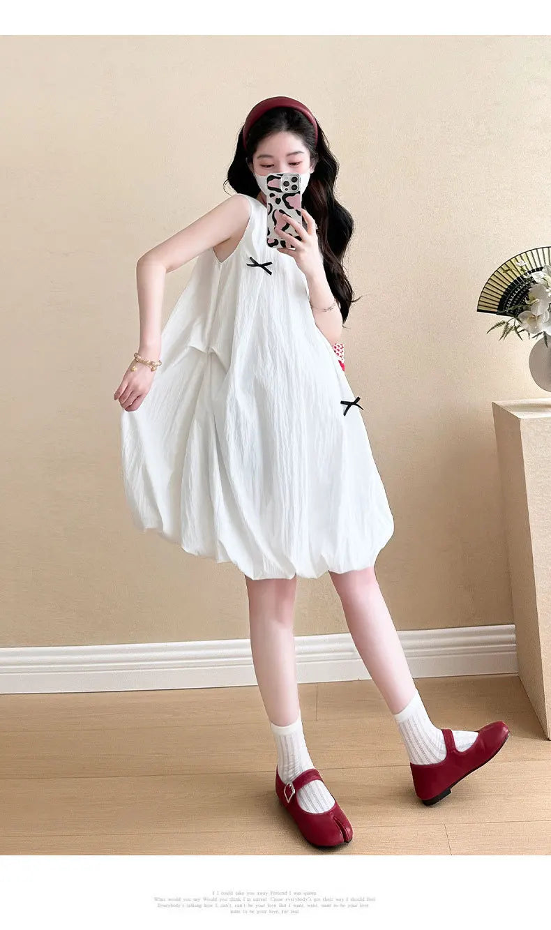 Pregnant Women's Clothing 2025 Summer New Loose and Fashionable Temperament Age Reducing Dress
