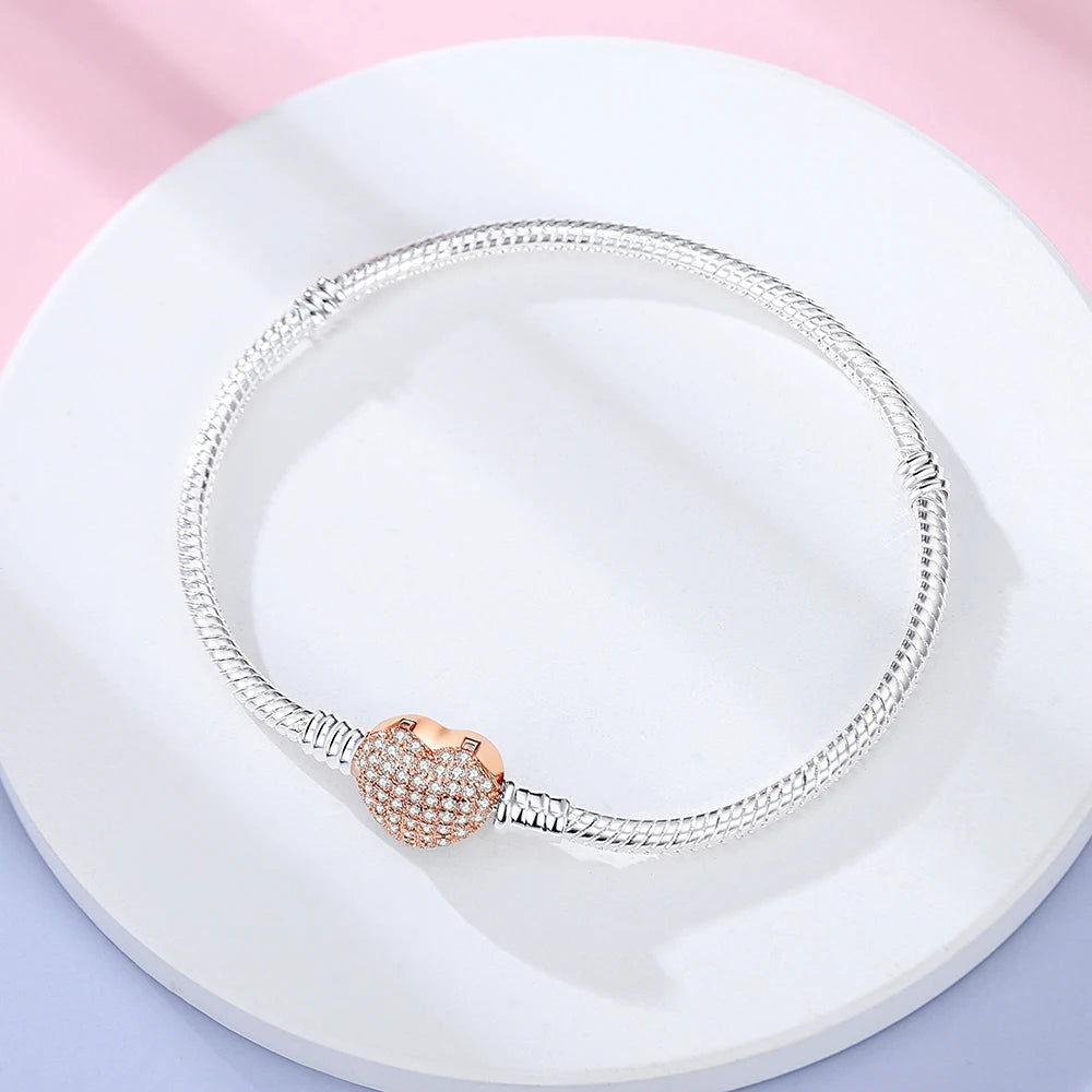 Danturn 925 Sterling Silver Bracelets Crown Butterfly Bus Sisterly Love Cherry Bracelets Women Bracelets Fashion Charm Bracelets