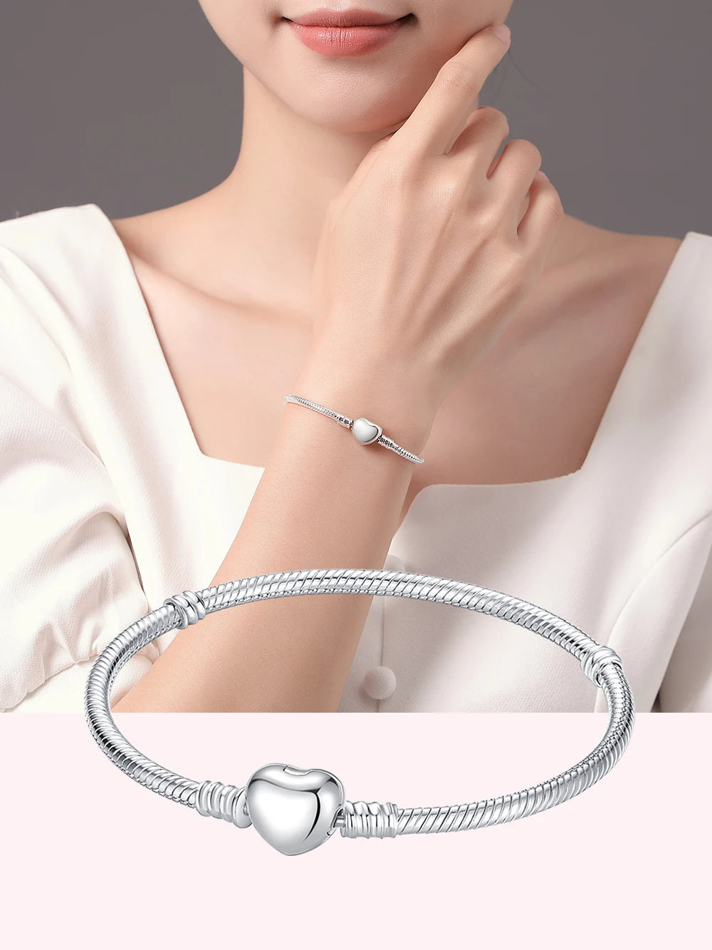 Danturn 925 Sterling Silver Bracelets Crown Butterfly Bus Sisterly Love Cherry Bracelets Women Bracelets Fashion Charm Bracelets
