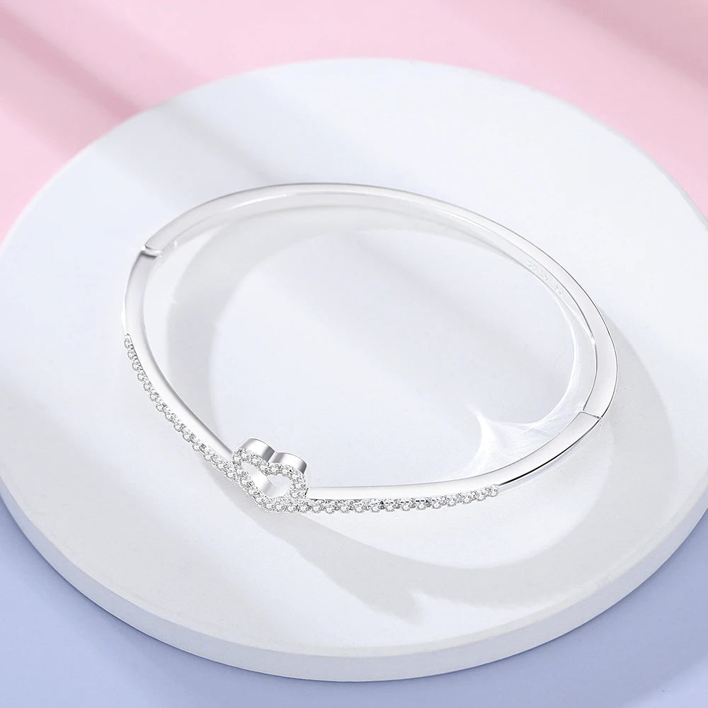 Danturn 925 Sterling Silver Bracelets Crown Butterfly Bus Sisterly Love Cherry Bracelets Women Bracelets Fashion Charm Bracelets