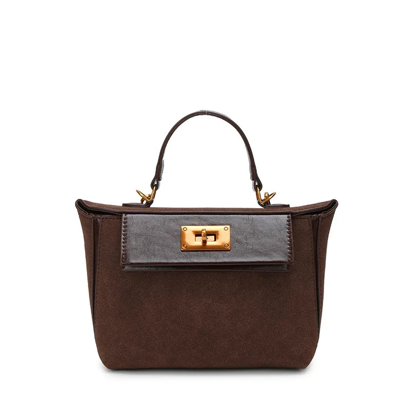 Handbag - A Niche High-end, Women's Single-shoulder Crossbody Bag for Daily Commutes. 2025 New Model - Large Capacity Kelly Bag.