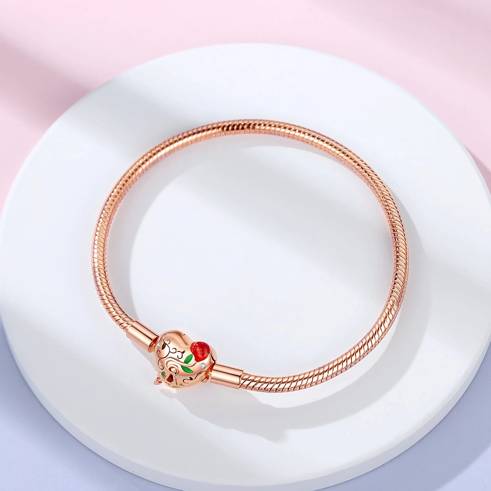 Danturn 925 Sterling Silver Bracelets Crown Butterfly Bus Sisterly Love Cherry Bracelets Women Bracelets Fashion Charm Bracelets