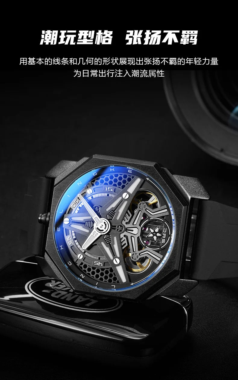 PAGANI DESIGNS Mens Mechanical Watch Luxury Sports Automatic Watches for Men Stainless Steel Waterproof Wristwatch Reloj montres