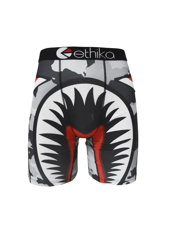 ETHIKA Men's Underwear Boxers Sexy Fashion Print Panties Lenceria Man Underpants Boxershorts Trunks Mens Boxer Briefs PLus Size