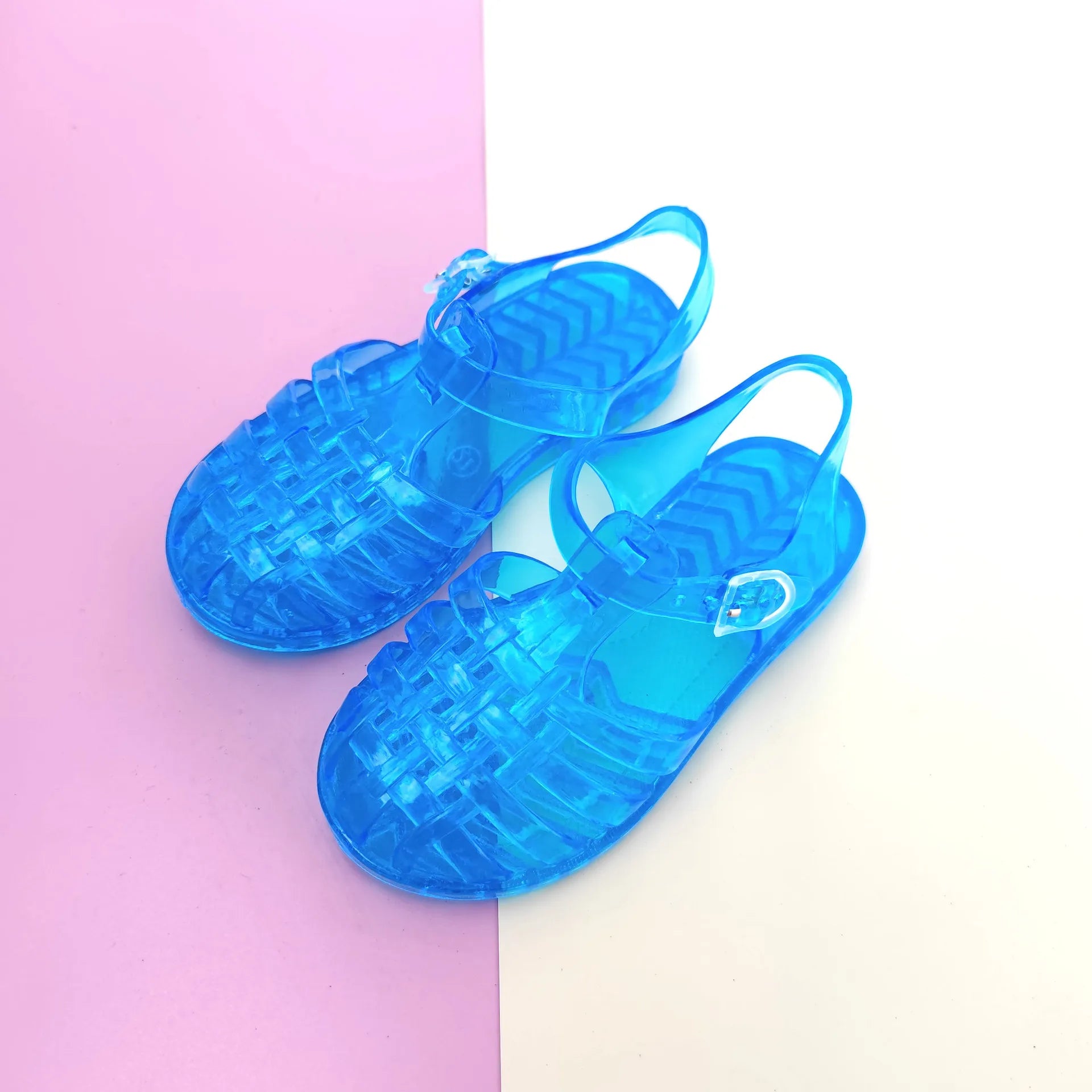 Summer New Sandal Princess Crystal Shoes Boy Girl Children Cave Shoe Kid Jelly Glitter Baby Roman Beach Sandals Toddler Slippers