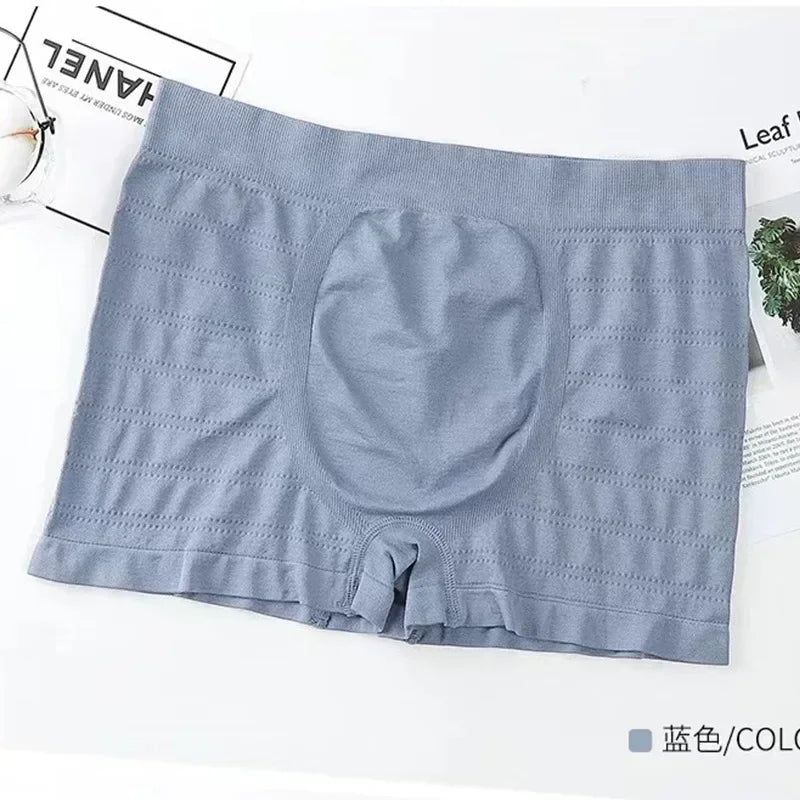 Men's Panties Elasticity Breathable Underwear Thin Boxers Sexy Trunk Boxer Comfortable Seamless Man Underpants Shorts