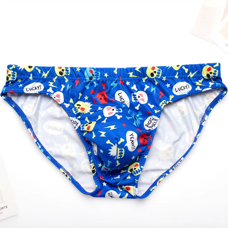 Sexy Men Underwear Briefs Men Print Breathable Panties Cueca U Pouch Soft Jockstrap Man Underpants Gay Slip Homme Calzoncillos