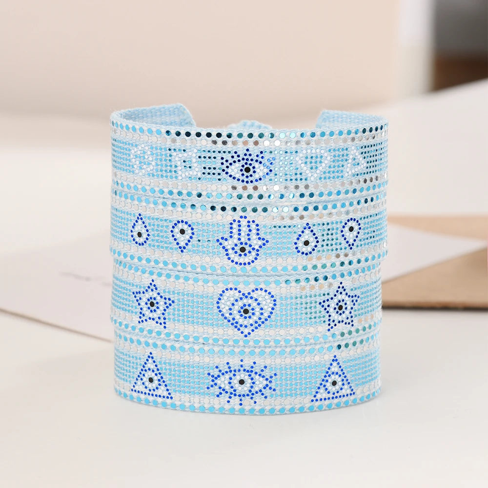 Evil Eyes Bracelets Adjustable Handmade Jewelry Bracelets
