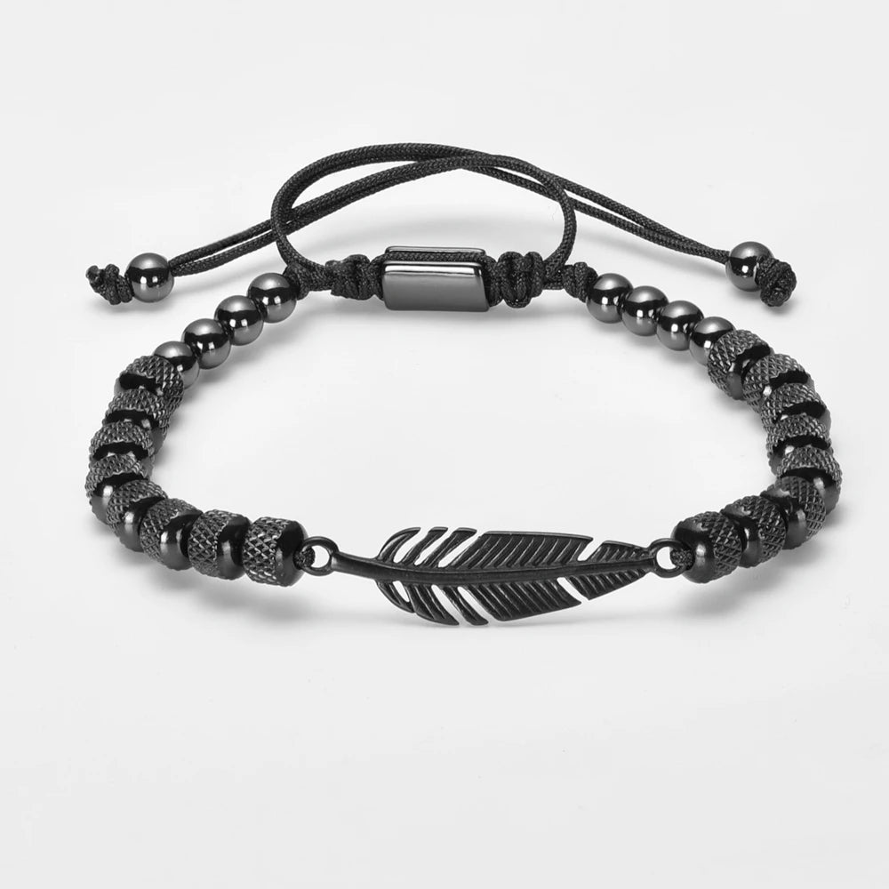 Trendy customized Bracelets Men Jewelry braid Bracelets DR0606