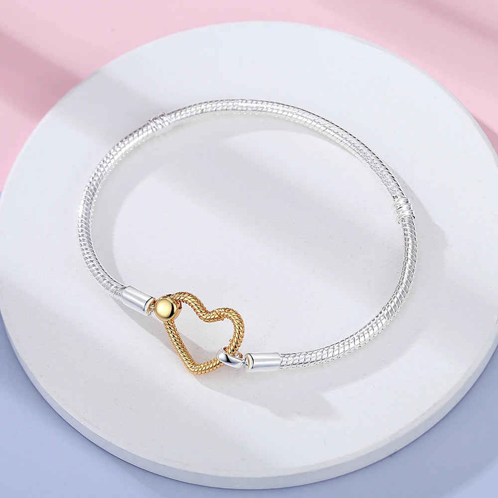 Danturn 925 Sterling Silver Bracelets Crown Butterfly Bus Sisterly Love Cherry Bracelets Women Bracelets Fashion Charm Bracelets