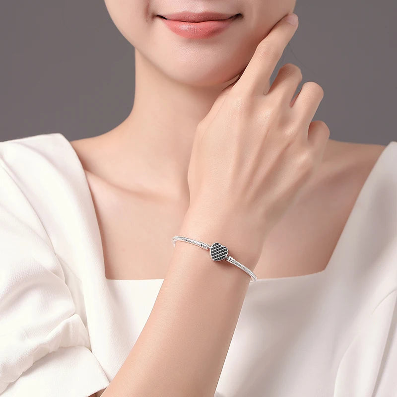 Danturn 925 Sterling Silver Bracelets Surfing, Waves and fish, Dream nets Bracelets Women Bracelets Fashion Charm Bracelets