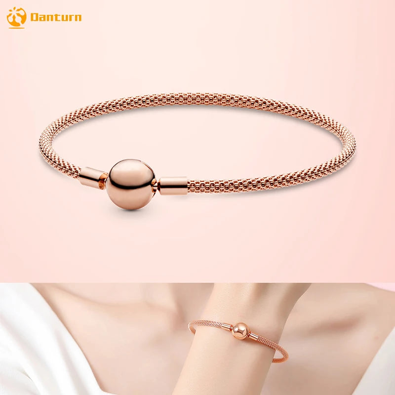 Danturn 925 Sterling Silver Bracelets Surfing, Waves and fish, Dream nets Bracelets Women Bracelets Fashion Charm Bracelets