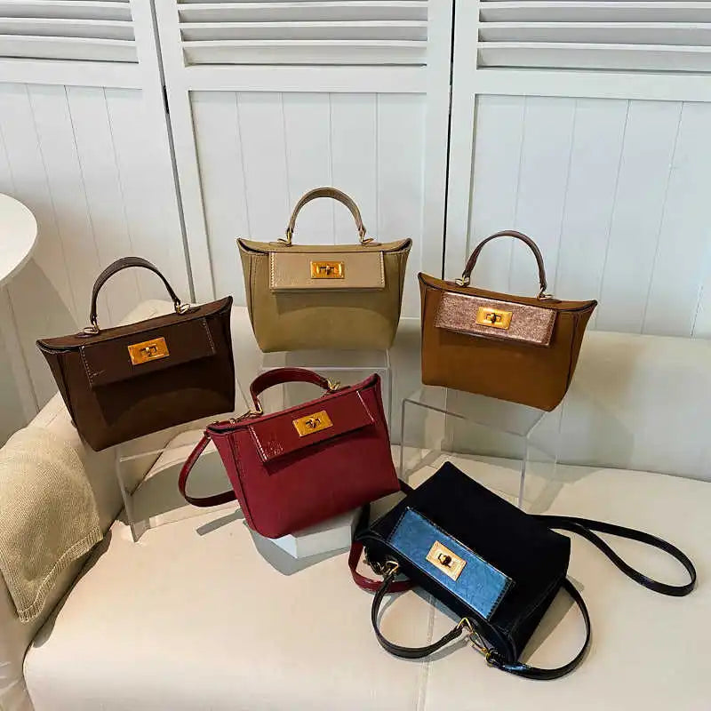 Handbag - A Niche High-end, Women's Single-shoulder Crossbody Bag for Daily Commutes. 2025 New Model - Large Capacity Kelly Bag.