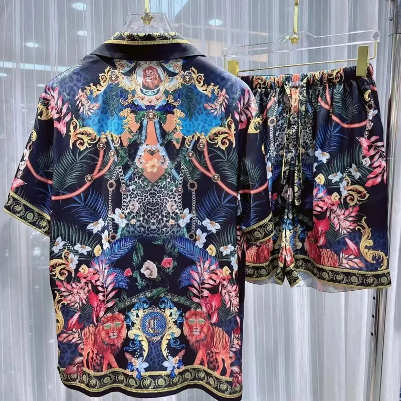 Fashion men sets 2025 Popular European Design party style men's Clothing