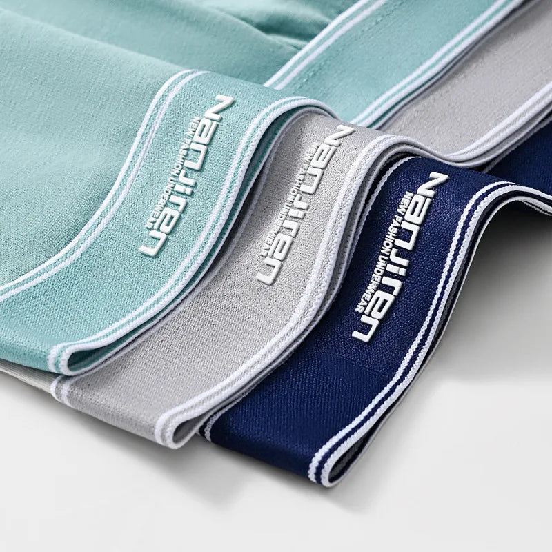 4Pcs Boxer Shorts Men's Underwear Sexy Panties Cotton Boxers Man Underpants Male Shorts Homme U Convex Lingerie Wholesale Lots