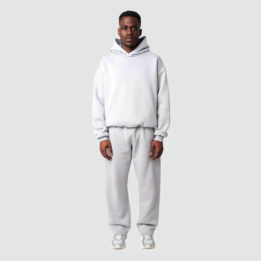 Y2k Tracksuit Men Clothes 2025 New Solid Color Hoodie Mens Pullover Sweatshirt Fashion Harajuku Hoodies Sweatpants Streetwear