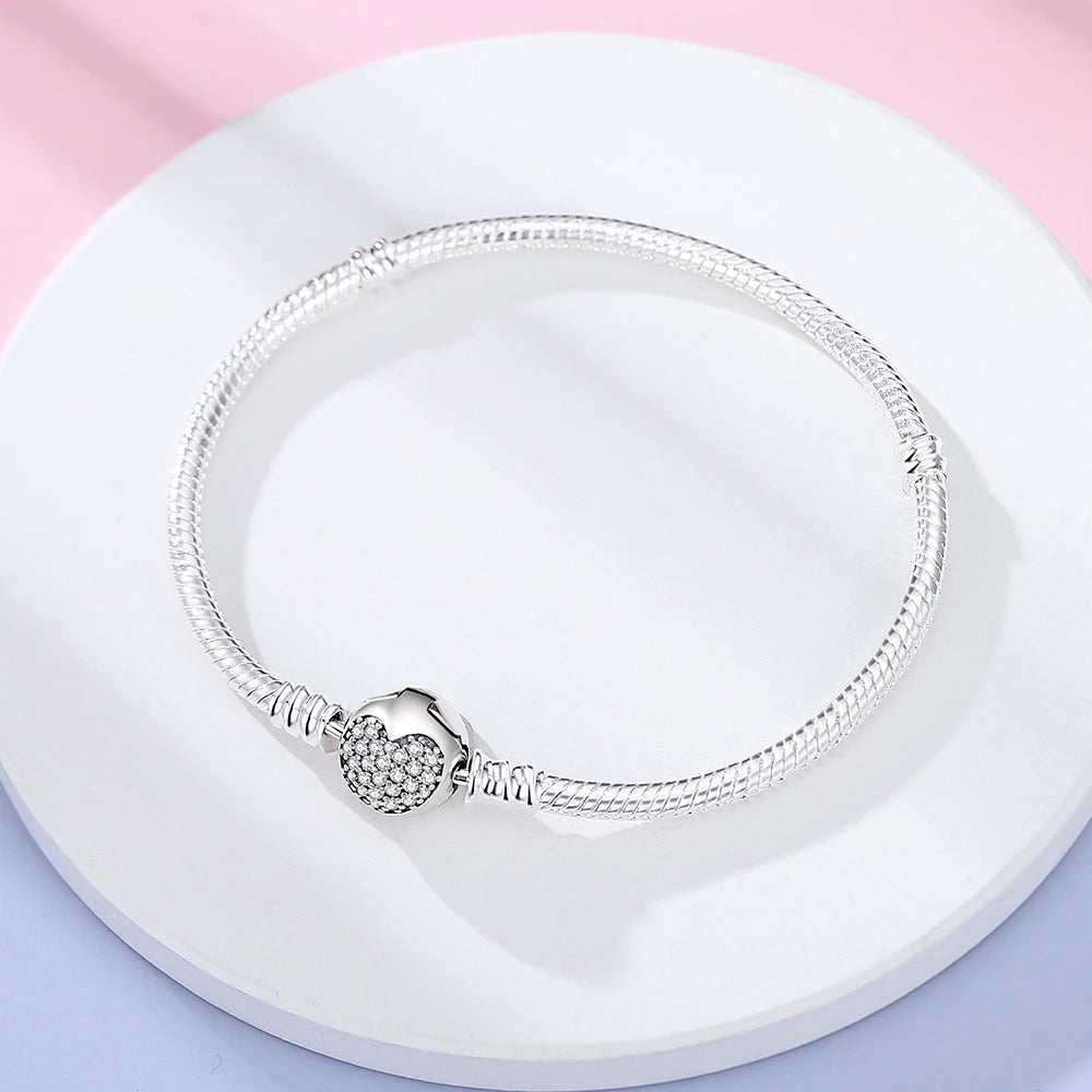Danturn 925 Sterling Silver Bracelets Crown Butterfly Bus Sisterly Love Cherry Bracelets Women Bracelets Fashion Charm Bracelets