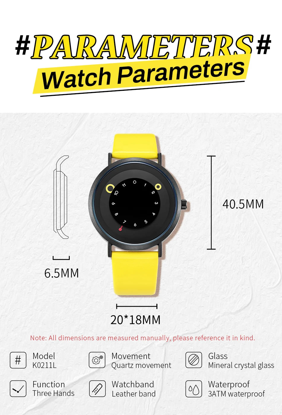 Shengke Women Creative Wristwatch Ladies Watches Yellow Leather Band Best Gifts Wristwatches Clock Montres Femme Reloj Mujer