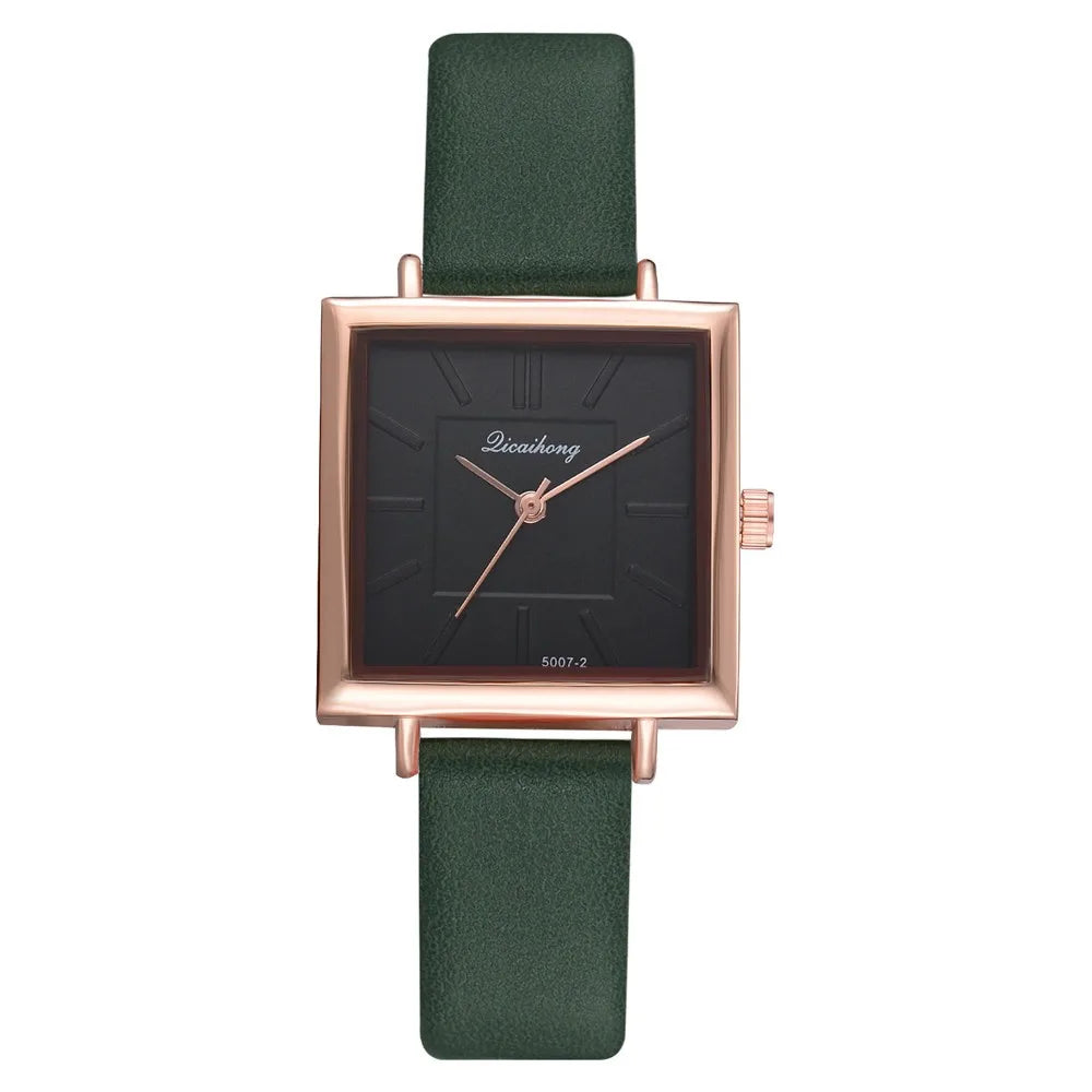 Montres Femmes Luxury Women Watches Luminous Leather Strap Digital Wristwatches Casual Business Wrist Clock Dress Reloj Mujer
