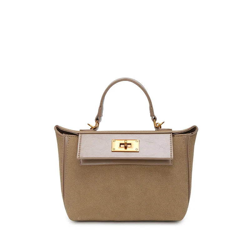 Handbag - A Niche High-end, Women's Single-shoulder Crossbody Bag for Daily Commutes. 2025 New Model - Large Capacity Kelly Bag.