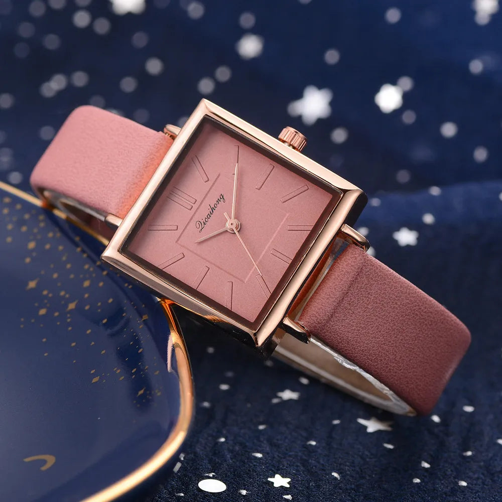 Montres Femmes Luxury Women Watches Luminous Leather Strap Digital Wristwatches Casual Business Wrist Clock Dress Reloj Mujer