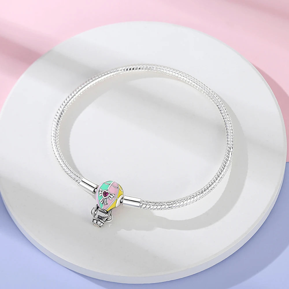 Danturn 925 Sterling Silver Bracelets Surfing, Waves and fish, Dream nets Bracelets Women Bracelets Fashion Charm Bracelets