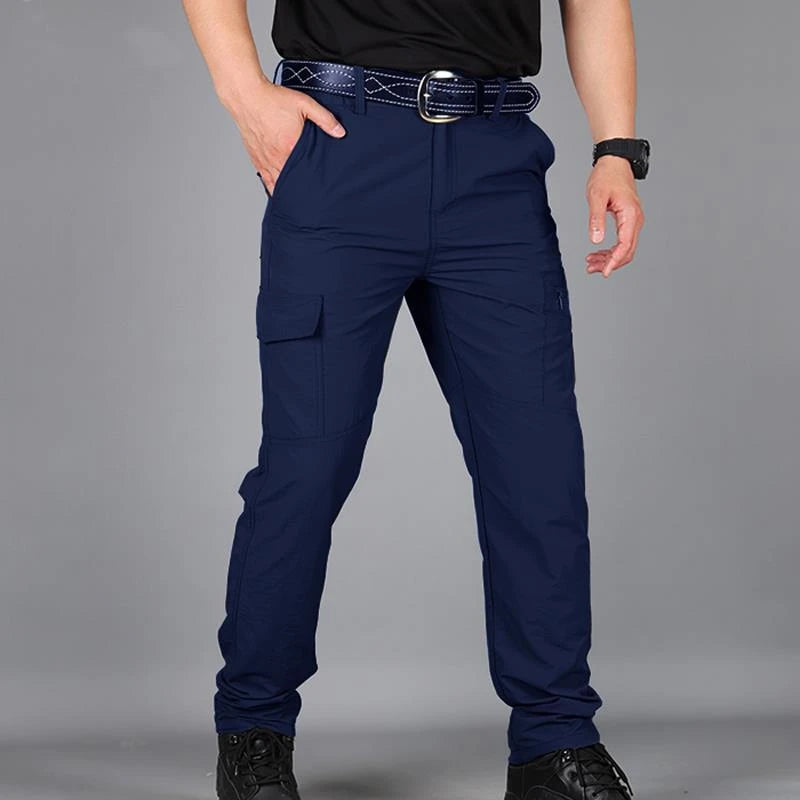 2025 Outdoor Waterproof Tactical Cargo Pants Men Breathable Summer Casual Army Military Long Trousers Male Quick Dry Cargo Pants