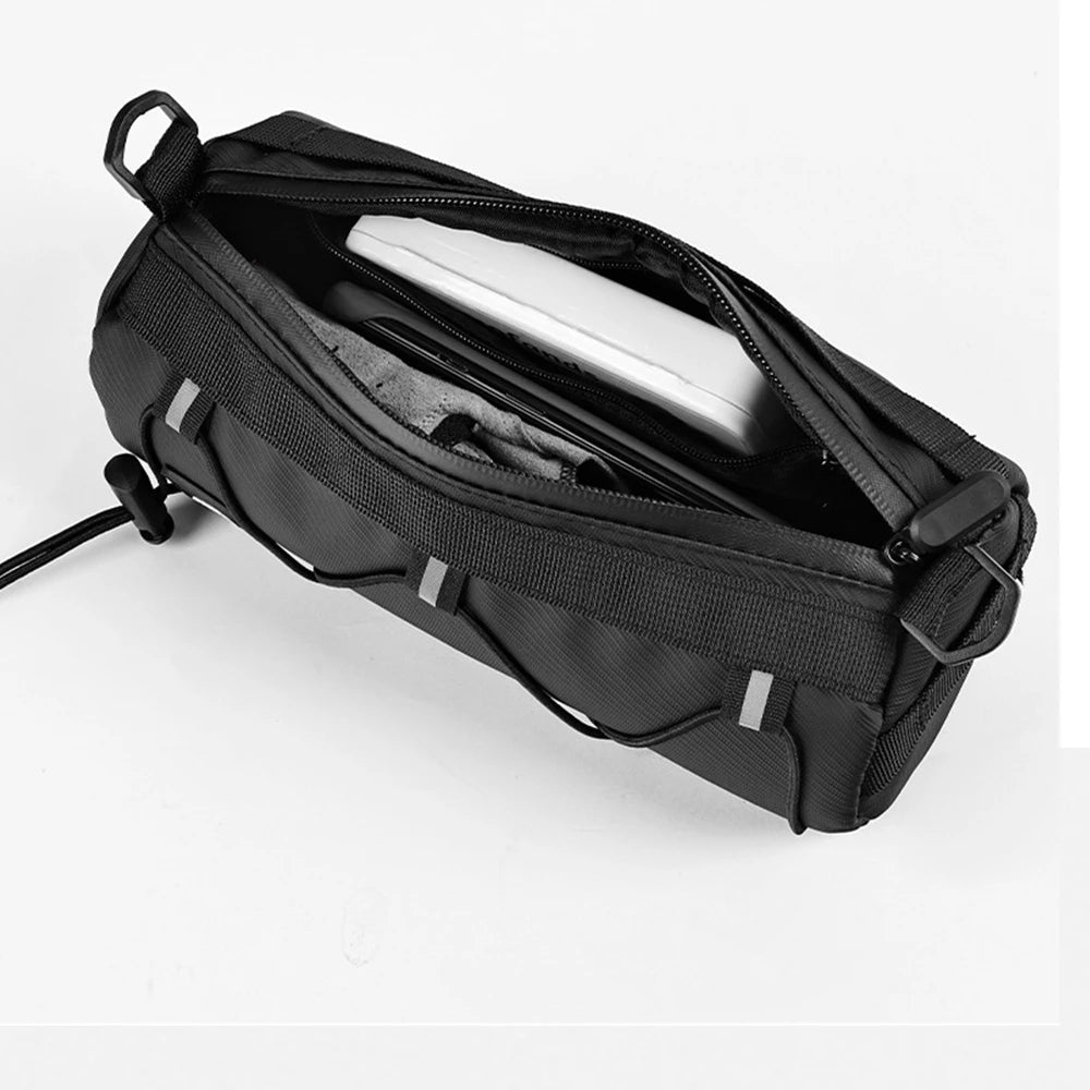 bicycle bag for driving, waterproof storage bag, outdoor cycling, large capacity bike first bag, mountain bike front bag
