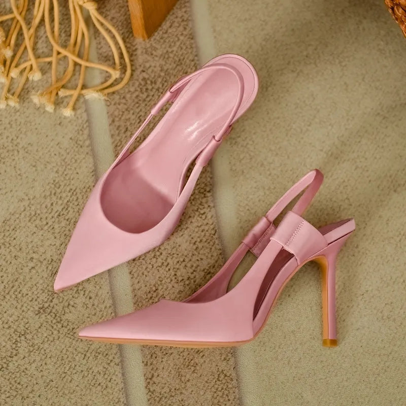 Summer Women Sandals Sexy Transparent Heel Slippers Sandal Shoes Woman Thin High Heels Square Toe Sandal Lady Pump Shoes Mules
