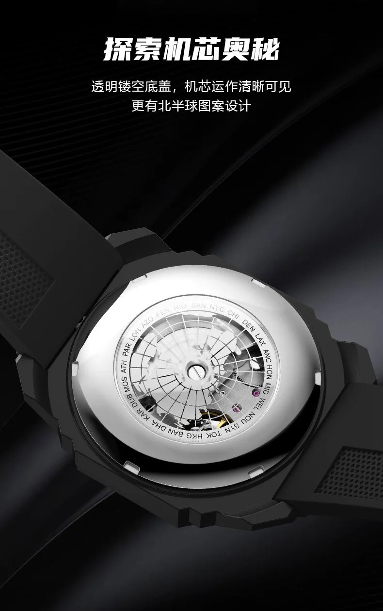 PAGANI DESIGNS Mens Mechanical Watch Luxury Sports Automatic Watches for Men Stainless Steel Waterproof Wristwatch Reloj montres
