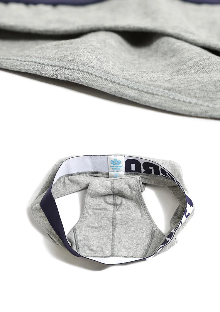 PINKHERO 1280 Men's Panties，Homens Cueca， Comfortable Cotton  Men Underwear Sexy Briefs，Patchwork Breathable Man Underpants