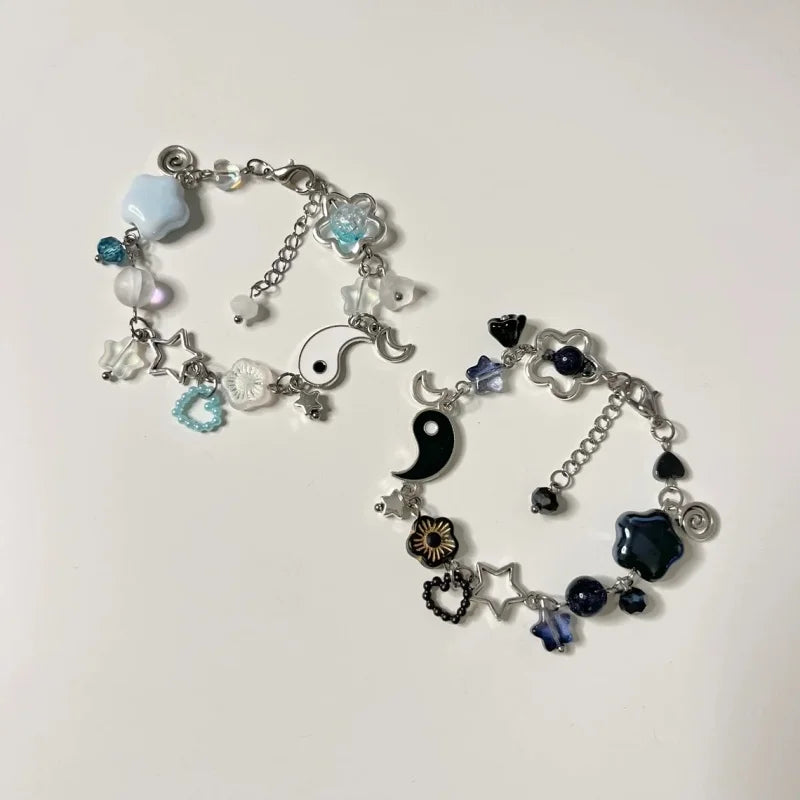 SatoSugu Matching Bracelets - JJK Bracelets - Anime Bracelets - Charm Bracelets - Yin and Yang Bracelets