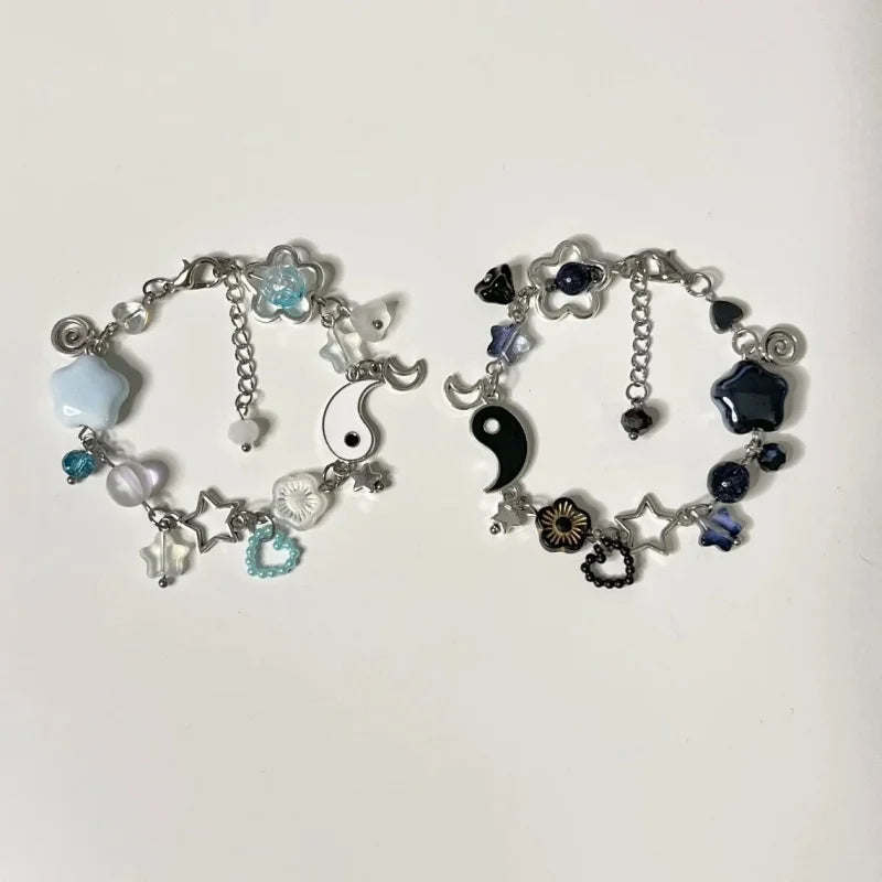 SatoSugu Matching Bracelets - JJK Bracelets - Anime Bracelets - Charm Bracelets - Yin and Yang Bracelets