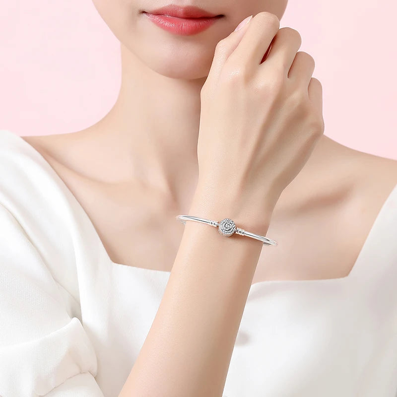 Danturn 925 Sterling Silver Bracelets Surfing, Waves and fish, Dream nets Bracelets Women Bracelets Fashion Charm Bracelets