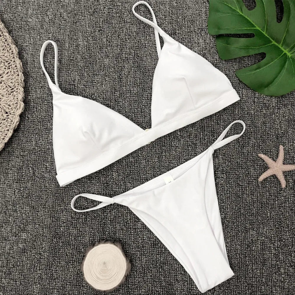 Bikinis Sexy Women'S Trendy Swimwear Swimsuit Bathing Suits Push Up Bra Swimwear Female Bathing Suit Beachwear Bikini Set