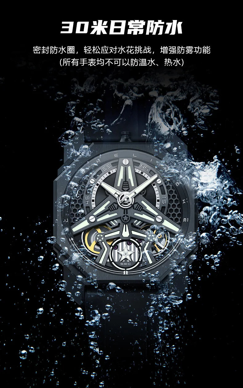 PAGANI DESIGNS Mens Mechanical Watch Luxury Sports Automatic Watches for Men Stainless Steel Waterproof Wristwatch Reloj montres