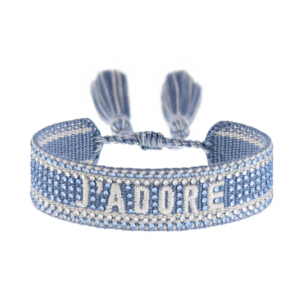 Cotton Bracelets Handmade Adjustable Woven Bracelets Beach Vibes