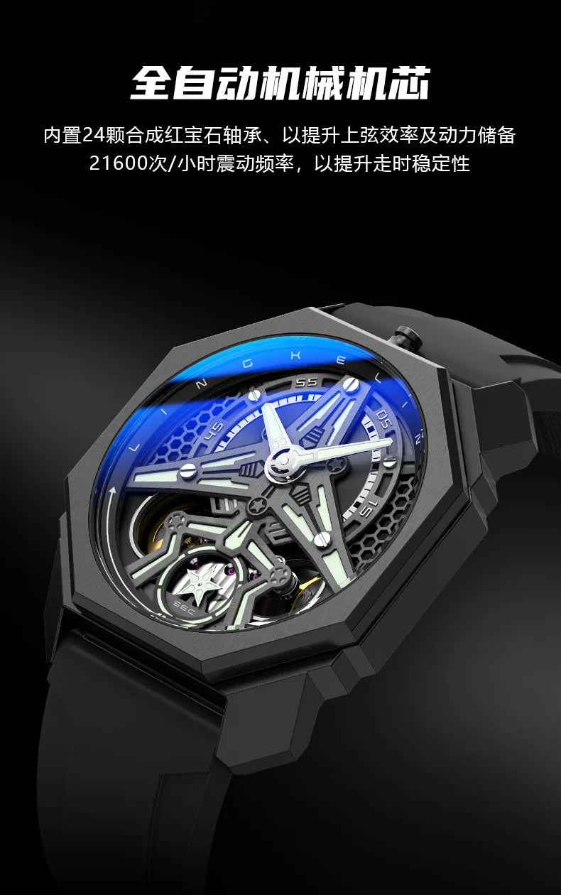 PAGANI DESIGNS Mens Mechanical Watch Luxury Sports Automatic Watches for Men Stainless Steel Waterproof Wristwatch Reloj montres