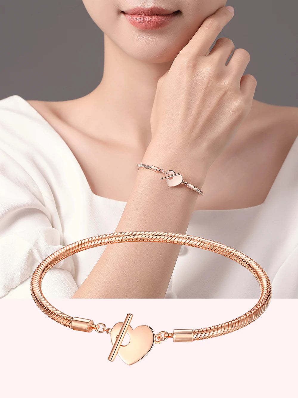 Danturn 925 Sterling Silver Bracelets Crown Butterfly Bus Sisterly Love Cherry Bracelets Women Bracelets Fashion Charm Bracelets
